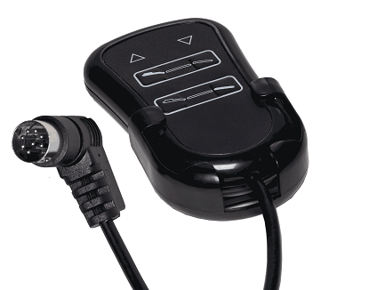 110 VAC - 12 VDC Control Box - 2 Channels - 10.5A - Individual Control - Wired Remote