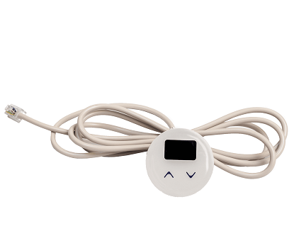 Table Lift Hand Remote - Touch Screen w/ Blue Backlight - Round