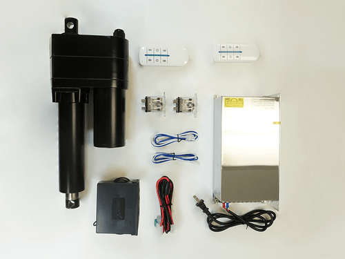 Relés para controlar el actuador de alta corriente con caja de control de baja corriente