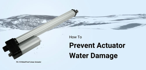 Cómo prevenir daños por agua a su actuador