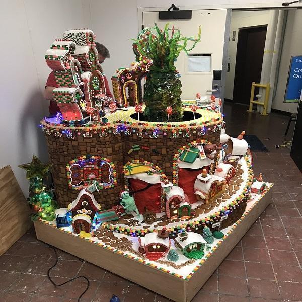 Photo of gingerbread village actuator. Success story