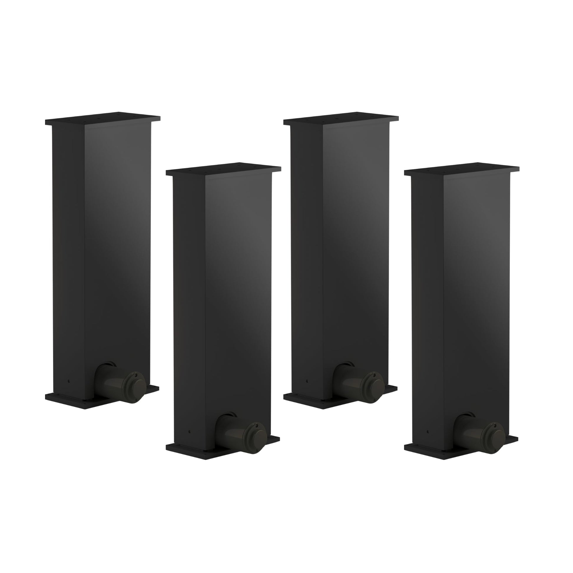 Black-4 || LG-12 lifting column black four-column setup