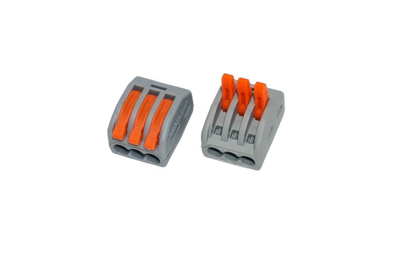 Reusable Multi-Way Wire Connector - 2/3/4/5 Way, 32A, 28-12 AWG - (3 Way)
