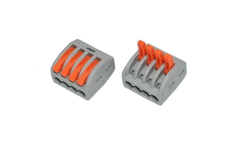 Reusable Multi-Way Wire Connector - 2/3/4/5 Way, 32A, 28-12 AWG - (4 Way)
