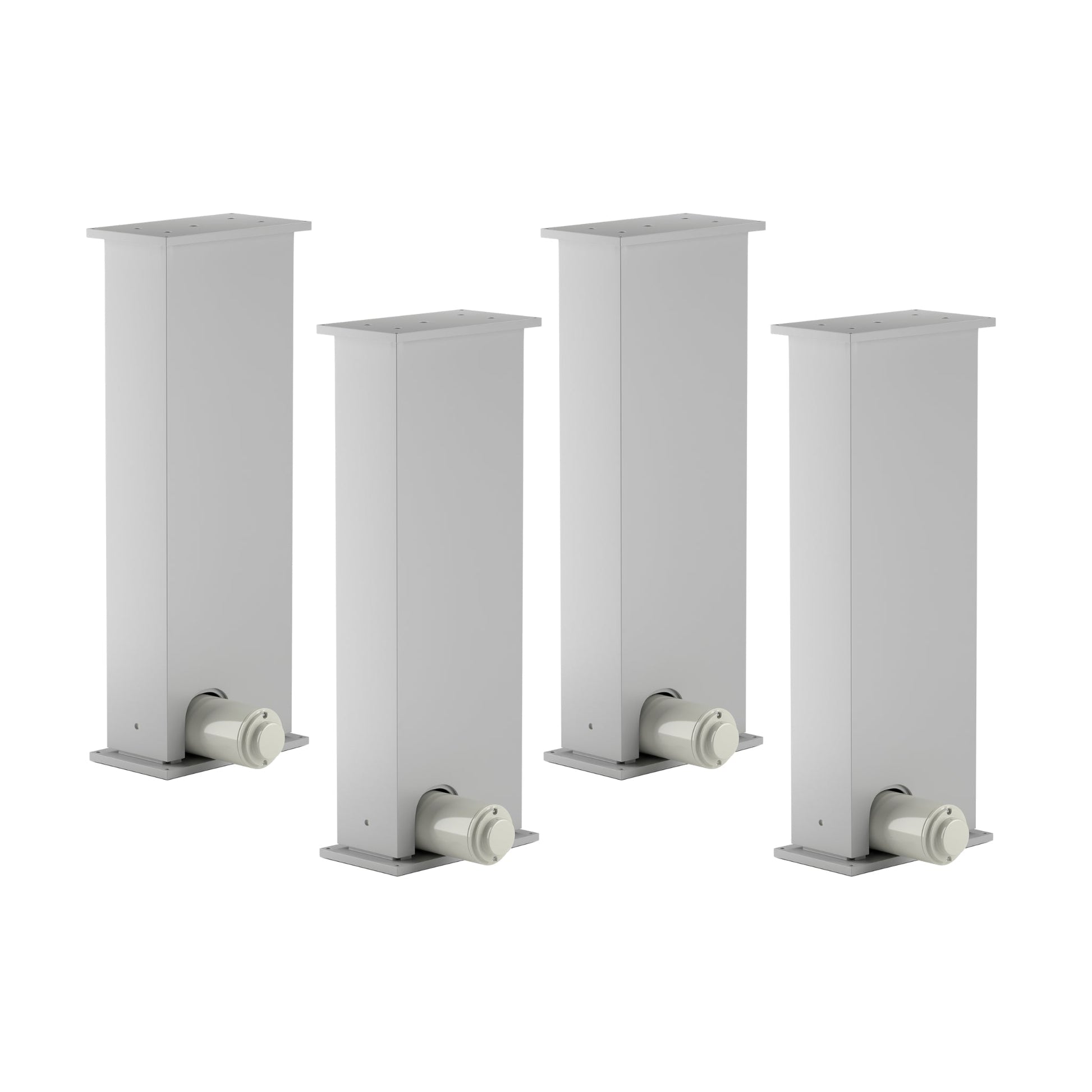 Silver-4 || LG-12 lifting column silver top-down close-up