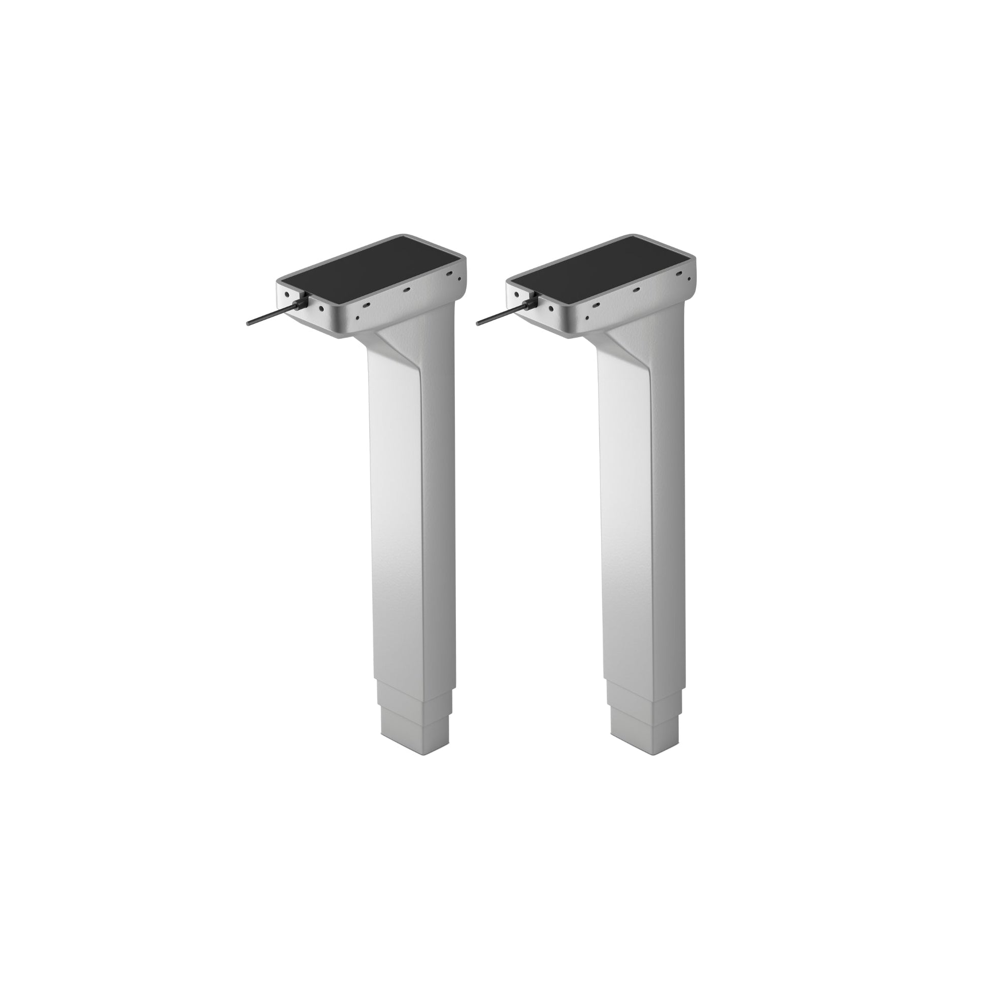 Gray-2 || LG 02 power supply, gray finish, angled side view