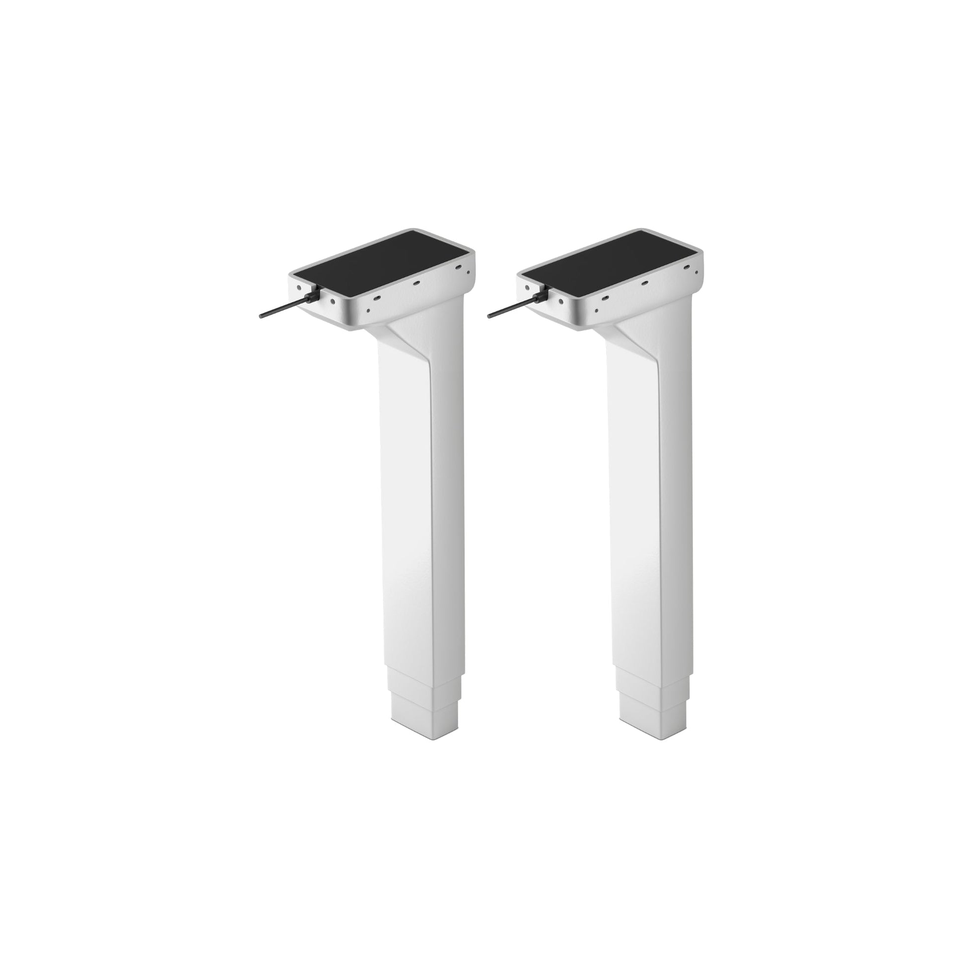 White-2 ||LG 02 power supply, white finish, angled side perspective