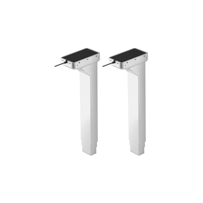 White-2 ||LG 02 power supply, white finish, angled side perspective
