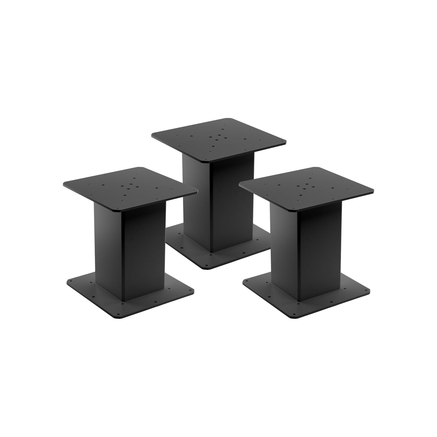 Black-3 || LG-11 black lifting column three-quarter perspective