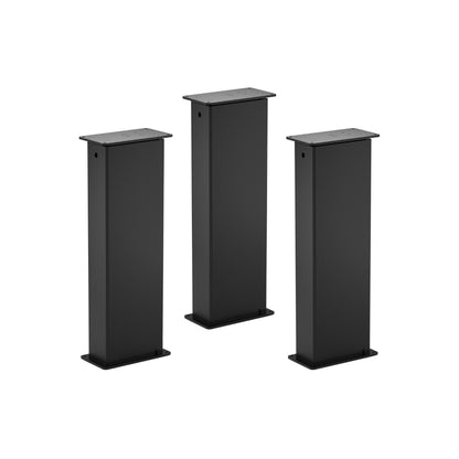 Black-3 || LG-13 black lifting column three-quarter perspective