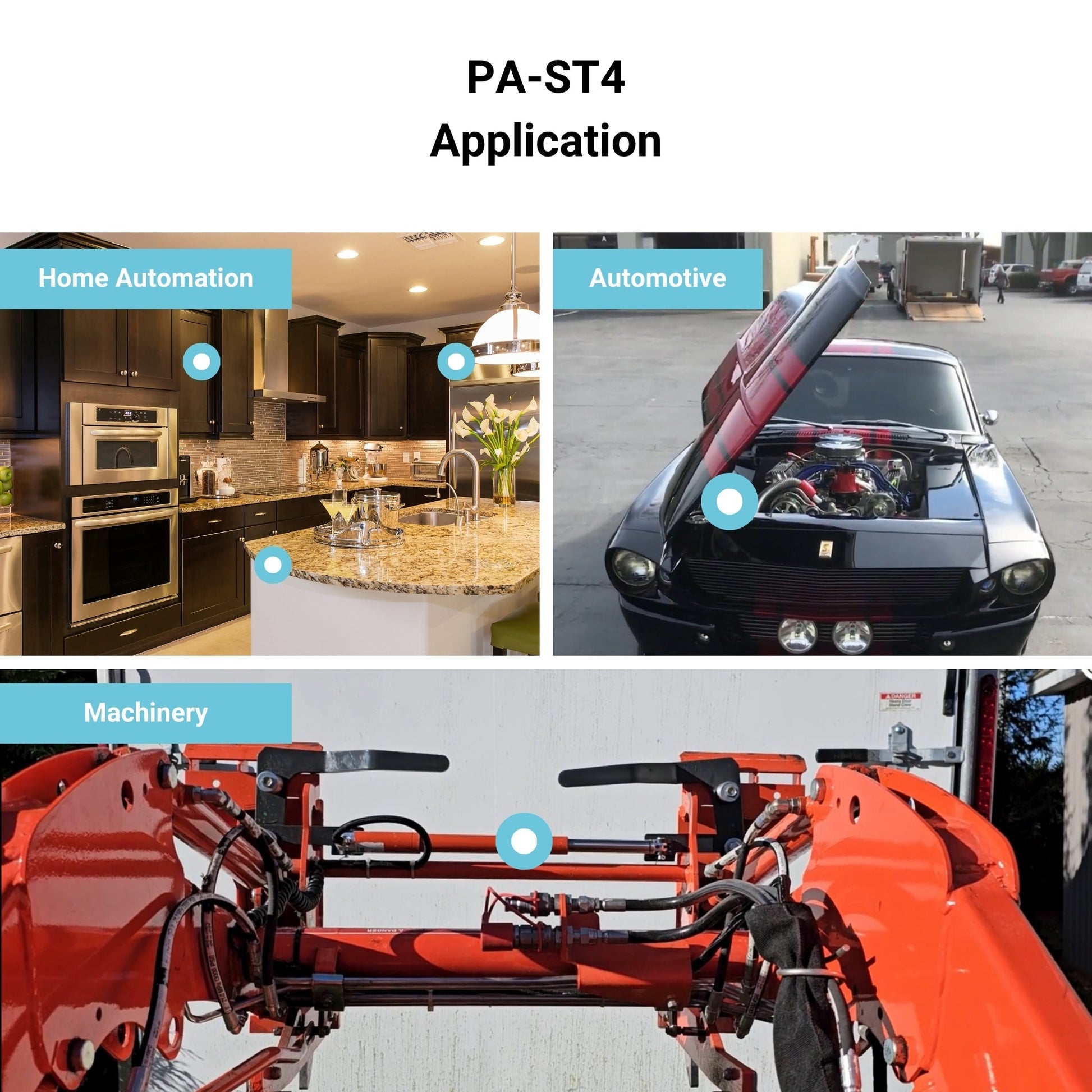 IP67 Compact Tubular Linear Actuator applications