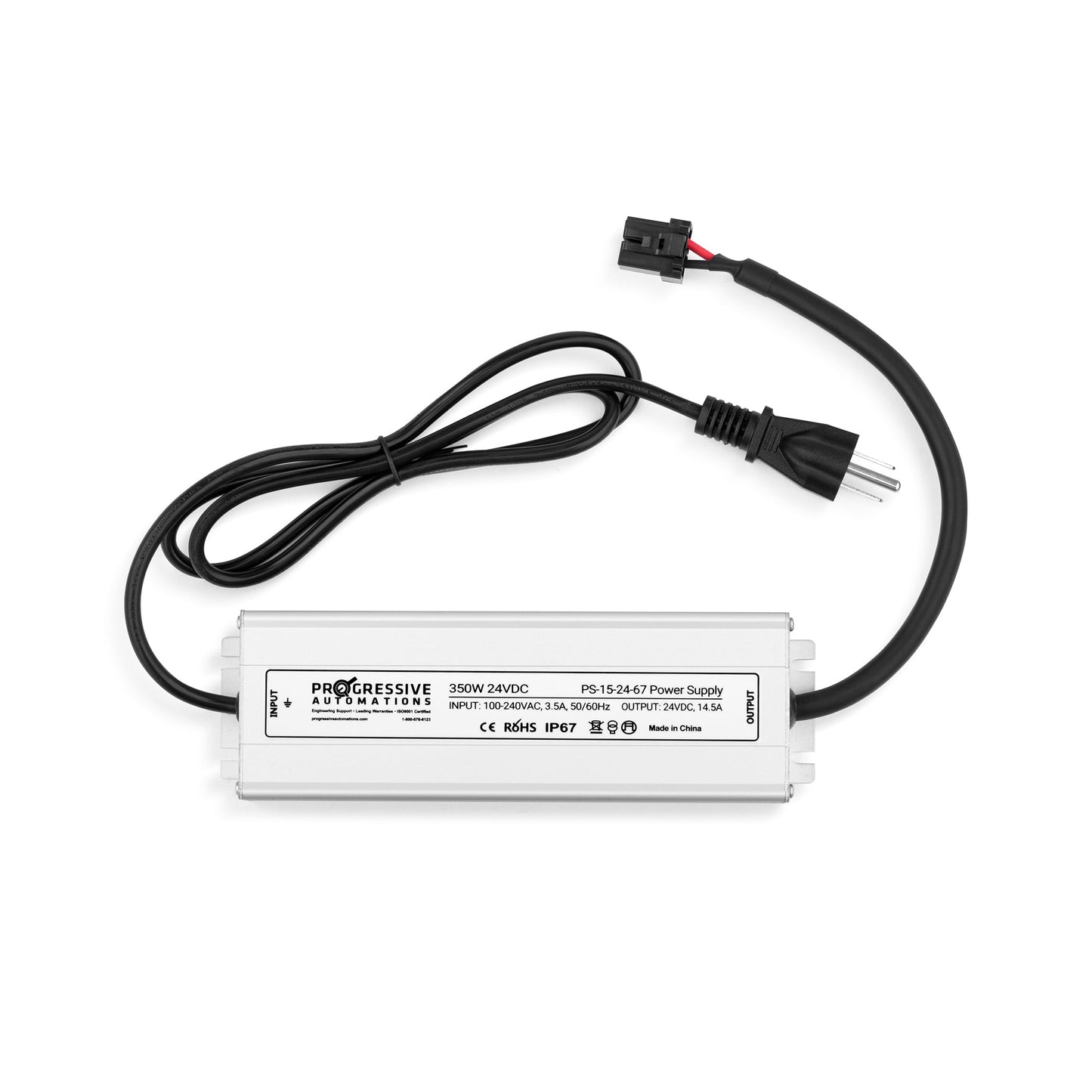 Power Supply- 100-240 VAC-24 VDC-15A-IP67