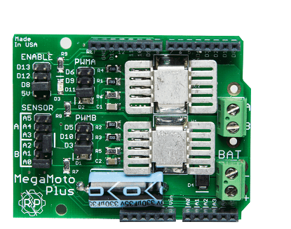 motor control shield closeup
