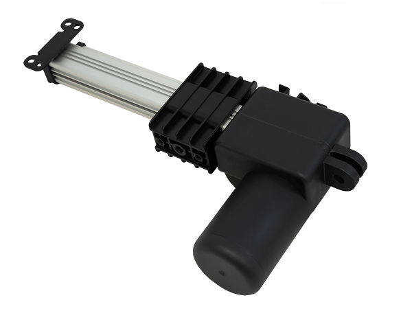 track linear actuator side view
