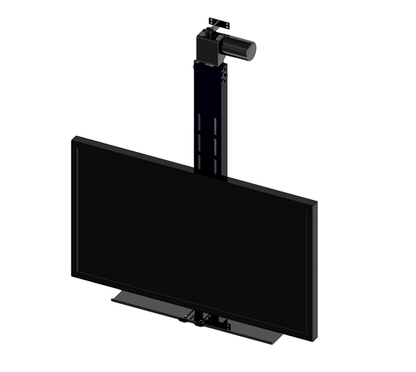 compact drop down TV lift assembly