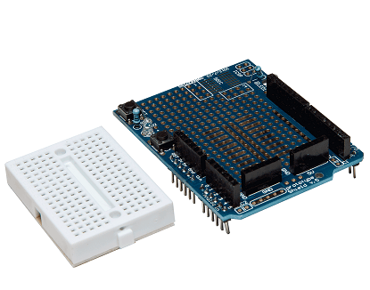 Prototipo Shield ProtoShield con Breadboard para Arduino