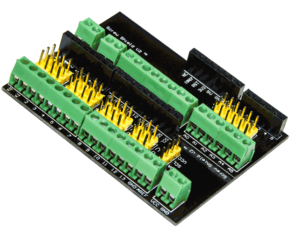 Placa de expansión ScrewShield para Arduino