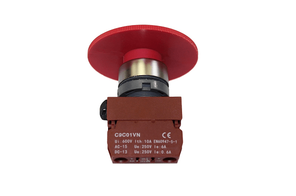 Emergency Push Button - Turn Release - 10A